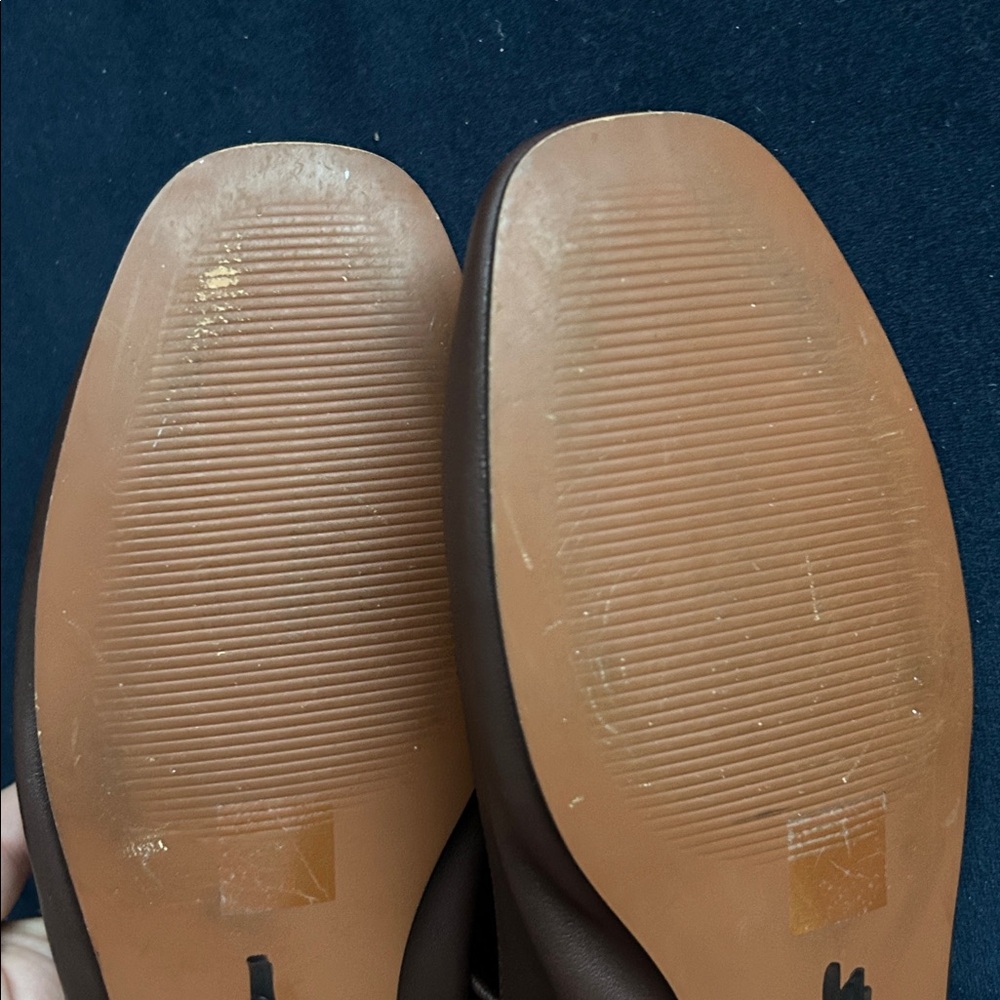 Like New Madewell Greta Mary Jane Flats Brown Size US8.5 - Picture 10 of 10